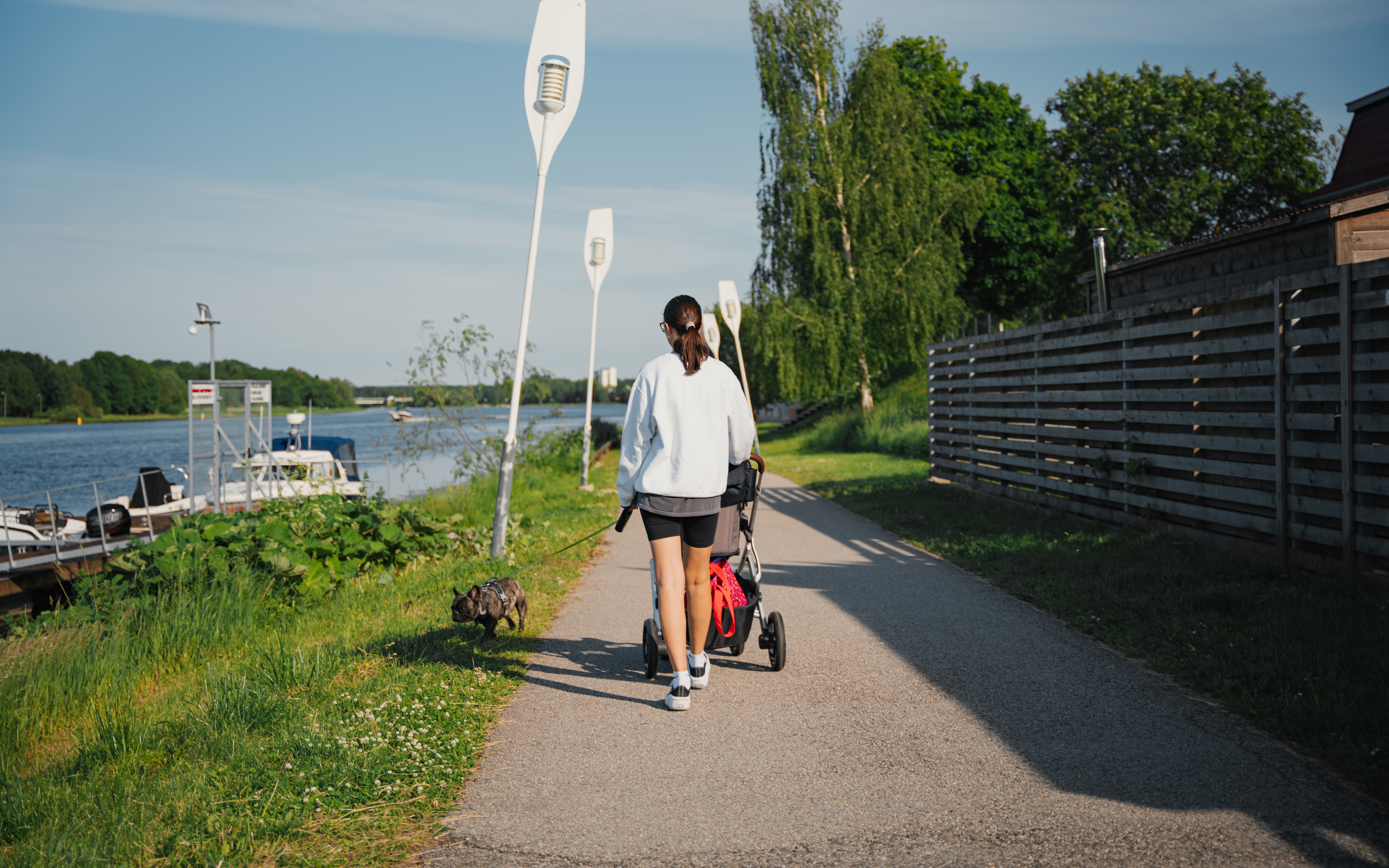 Pärnu jõeääre vaade